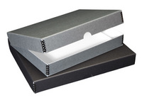 Gray Archival Storage Boxes